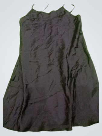 Bhs Black Satin Slip Dress