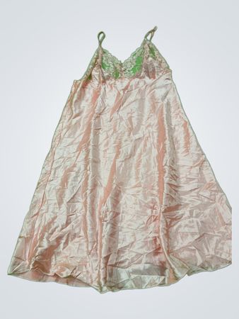 Pink Satin Nightgown