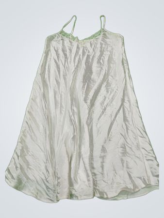 White Satin Slip Dress