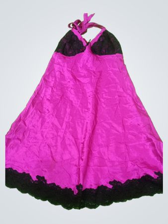 Pink Lace Trim Chemise