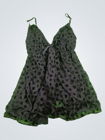 Tesco Black Heart Pattern Romper