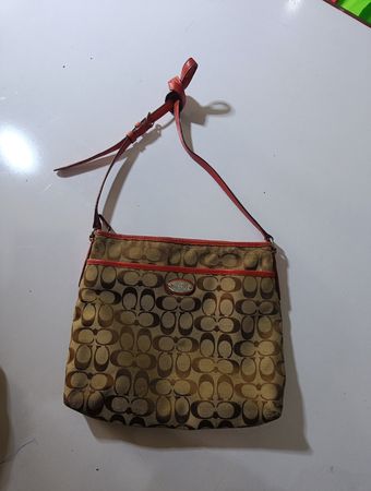 Coach Monogram Shoulder Bag