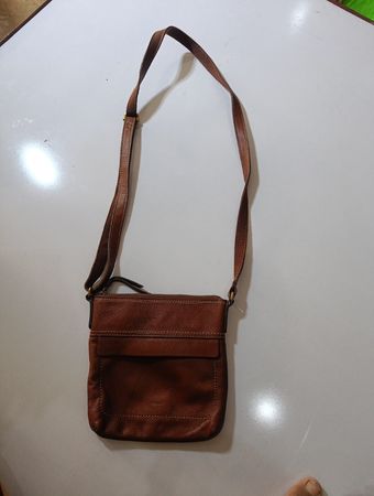 Fossil Leather Crossbody Bag