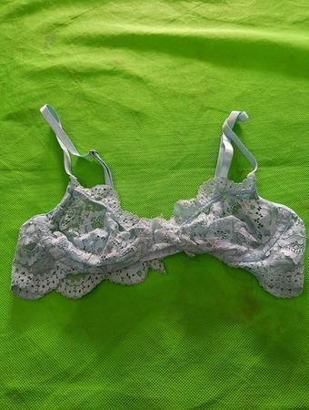 Blue Lace Bra