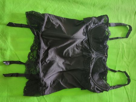 Black Lace Corset Top