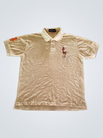 Ralph Lauren Polo Shirt with Embroidered Figure