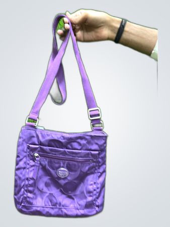 Coach Purple Shoulder Bag