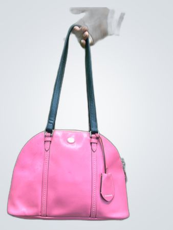 Coach Pink Leather Handbag