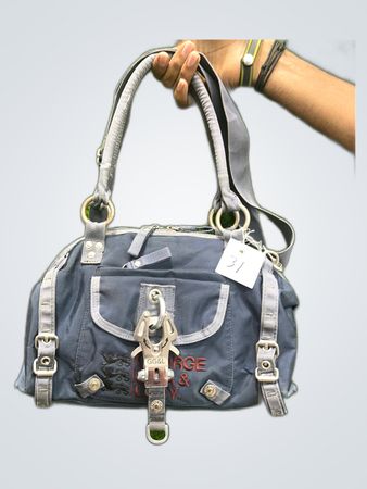 Blue Handbag by George Gina & Lucy