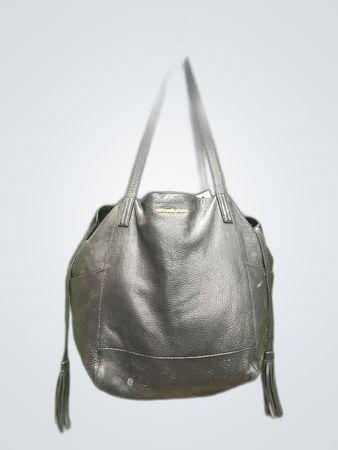 Michael Kors Black Leather Tote Bag