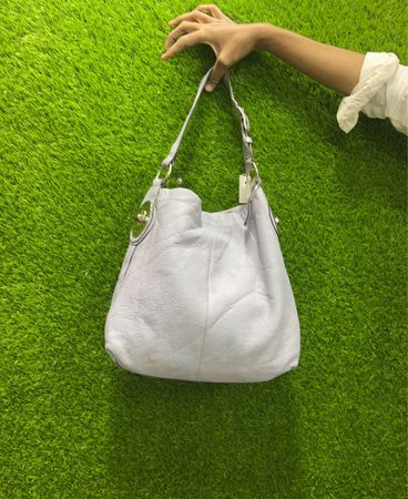 Leather Hobo Shoulder Bag