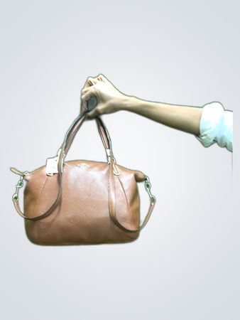 Coach Brown Leather Tote Bag