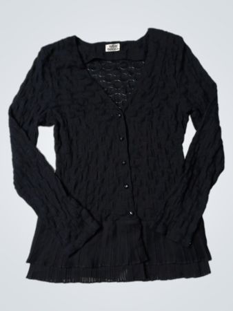 Holly Bracken Black Textured Cardigan