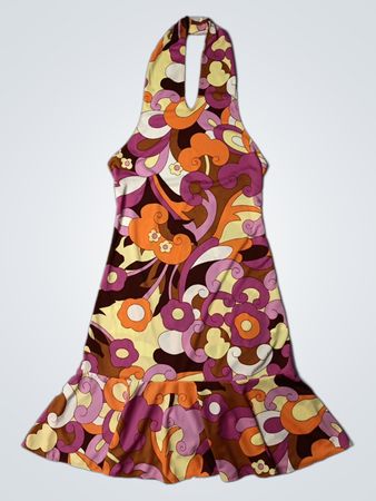 Dolce & Gabbana Halter Neck Mini Dress