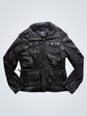 Mauritius Leather Wear Veste Noire