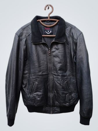 SPOOL short delivery program leather jacket