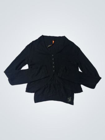 Cop. Copine Black Cardigan