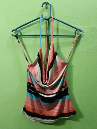 In Style Fashion gestreiftes Neckholder-Top