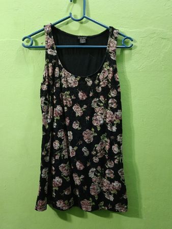 AMISU Tanktop mit Blumenmuster