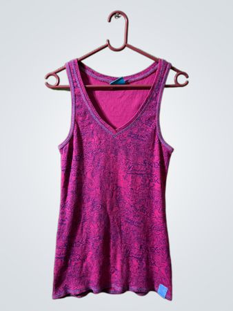 KIXSIX Pink Grafik-Tanktop