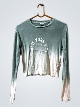 River Island Langärmliges Cropped-Top