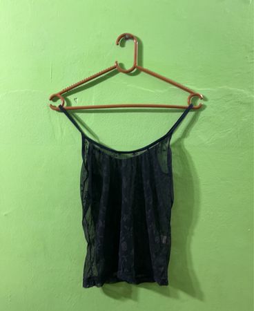 KUBIK Black Lace Tank Top