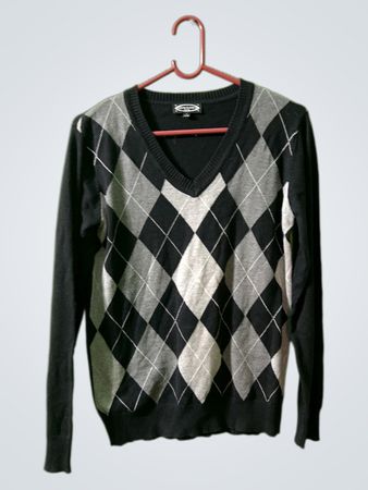 Cecilia Classics Argyle V-Ausschnitt Pullover