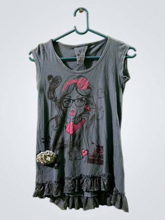 Y.D. Girls Grafik-T-Shirt-Kleid