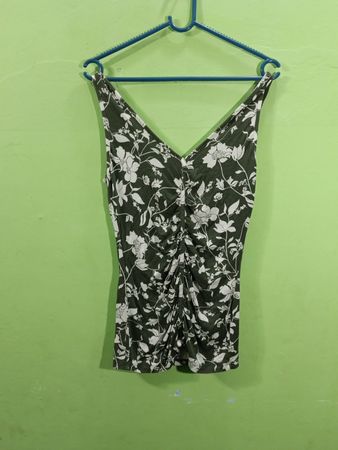 Tezenis Floral Print gerafftes Tanktop