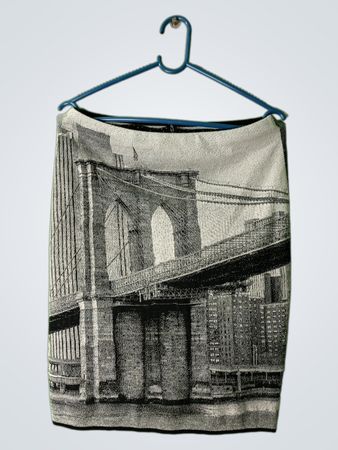 Marc Cain Rock mit Brooklyn-Bridge-Print