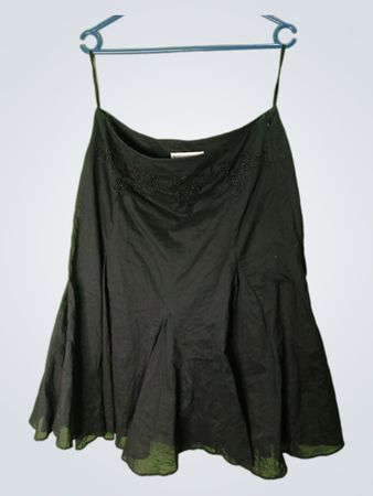 SIMON+JEFFREY COLLECTION Schwarzer bestickter Rock