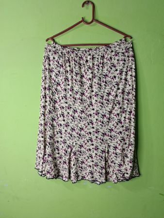 Maxirock mit Blumenmuster