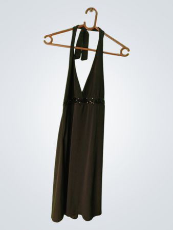 Avant Premiere Schwarzes Neckholder-Kleid