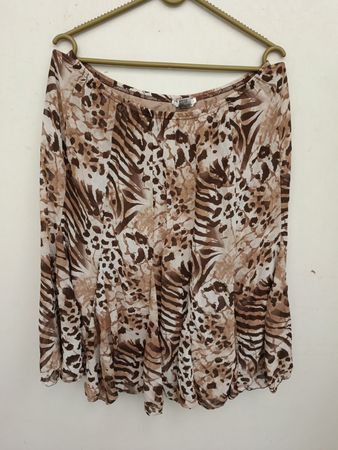 Rafael Essential Damen-Rock mit Animalprint