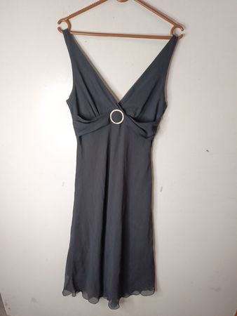 JUNO DRESS COLLECTION Black V-Neck Dress