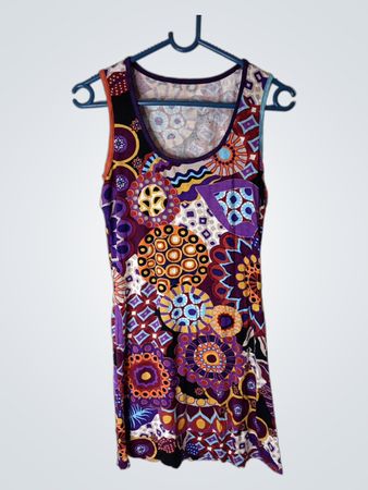 Ärmelloses Tanktop mit Blumenmuster