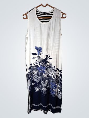 MISS VIA Ärmelloses Kleid mit Blumenmuster