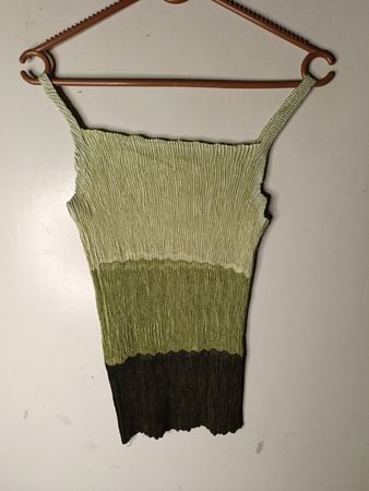 Ombre-Plissiertes Tanktop