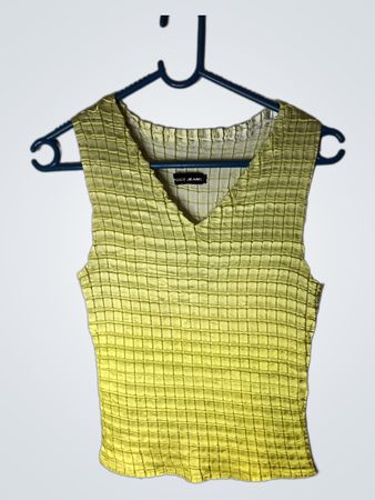 O'SPORT JEANS Ärmelloses strukturiertes Top