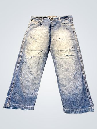 Southpole Men's Relaxed Fit Blue Denim Jeans