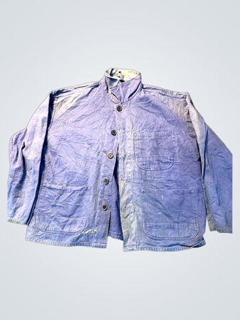 Blaue Arbeitsjacke