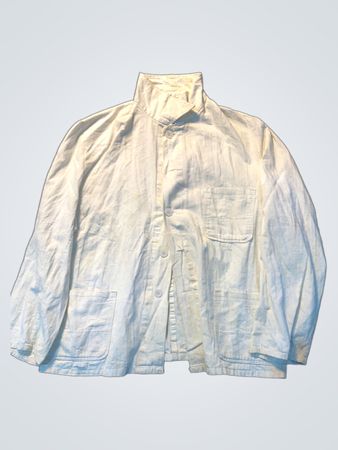 Weiße Baumwolljacke