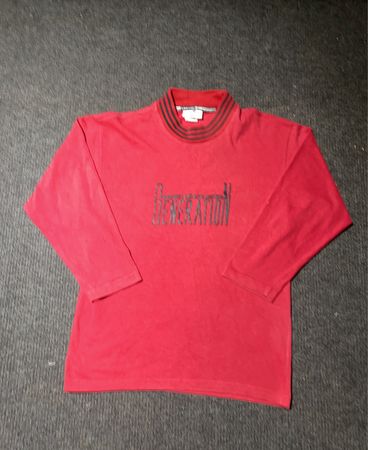 Adidas rotes Langarm-T-Shirt