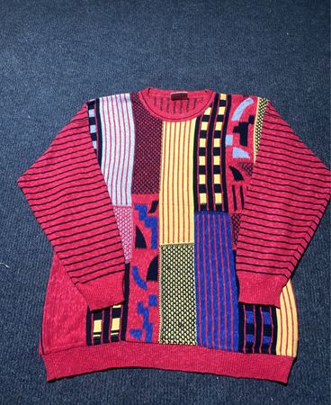 MONELLO Patchwork Strickpullover