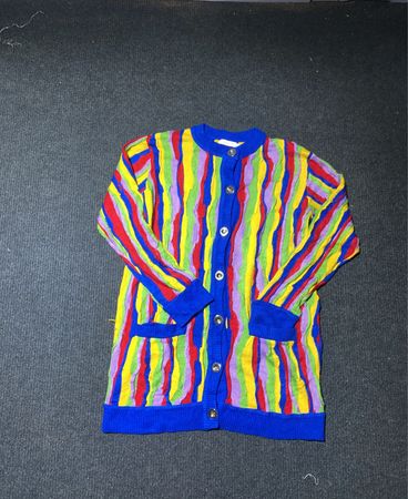 Shoedazzle Multicolor Striped Cardigan