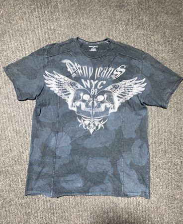 DKNY Jeans Skull Graphic T-Shirt
