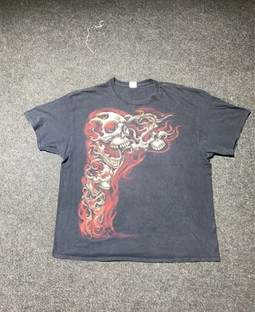 Delta Pro T-Shirt mit Schädel-Print