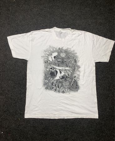 ALSTYLE Apparel & Activewear T-Shirt mit Totenkopf-Grafik