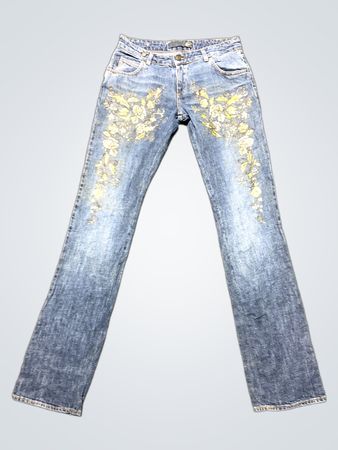 JUST CAVALLI Bestickte Flare-Jeans