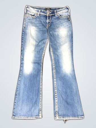 Silver Bootcut Jeans
